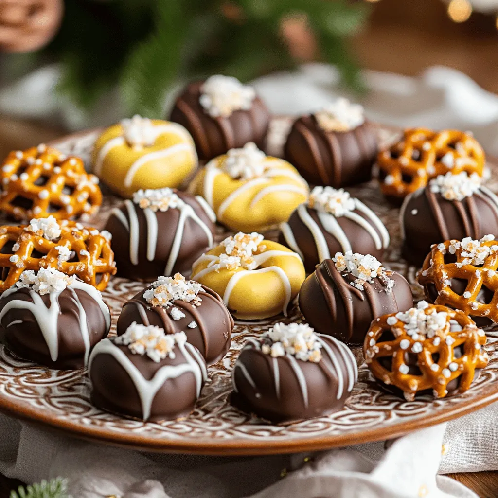 Chocolate Covered Pretzel Bites Sweet and Salty Treat
