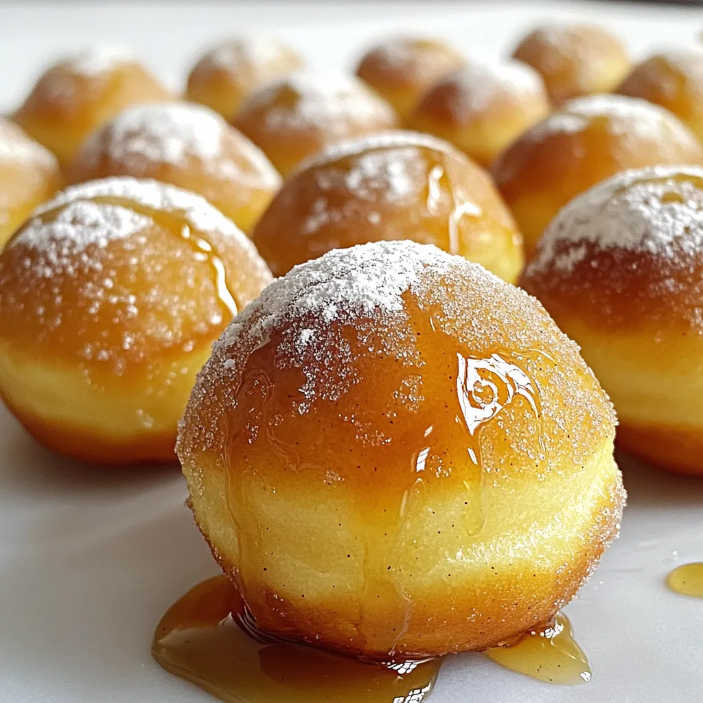 Bakery-Style Maple Brown Sugar Donut Holes Delight