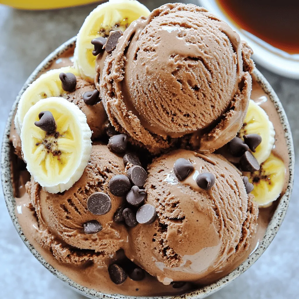 Vegan Banana Chocolate Ice Cream Simple and Creamy Treat