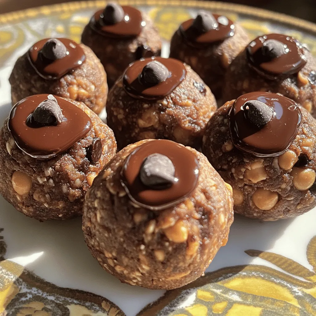 Peanut Butter Cup Protein Balls Healthy Snack Boost