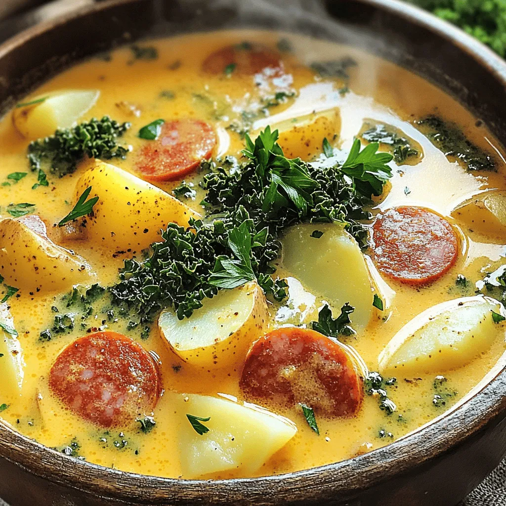 Kielbasa Potato Soup Comforting and Hearty Delight