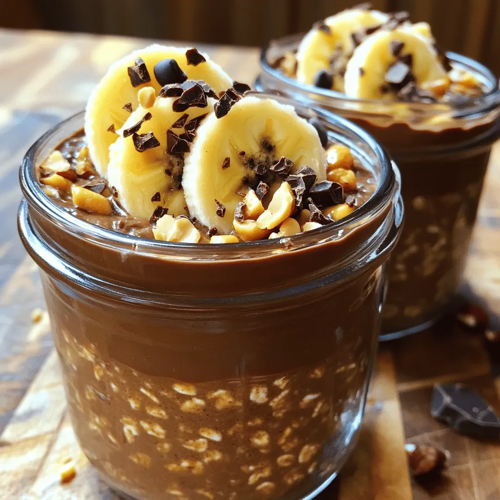 Peanut Butter Chocolate Overnight Oats Healthy Delight
