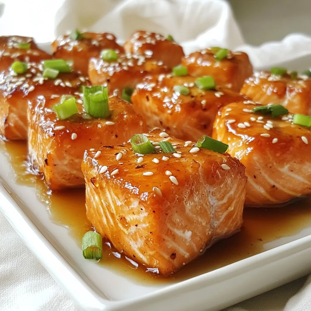Maple Glazed Salmon Bites Tasty and Easy Recipe