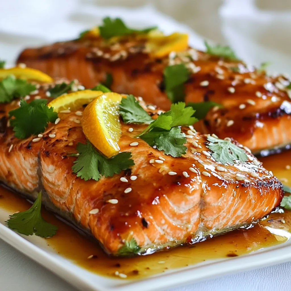 Orange Glazed Salmon Flaky and Flavorful Delight