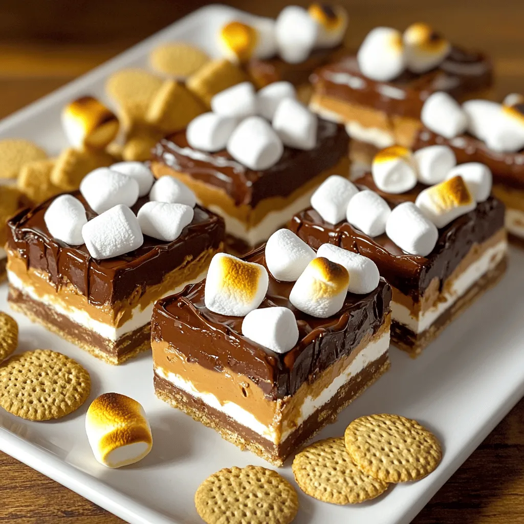 No-Bake S&#8217;mores Bars Simple and Tasty Dessert