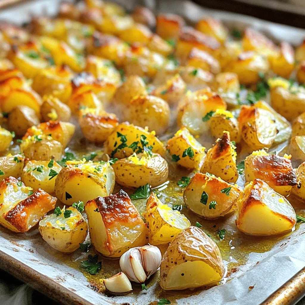 Crispy Roasted Garlic Potatoes Flavorful Side Dish