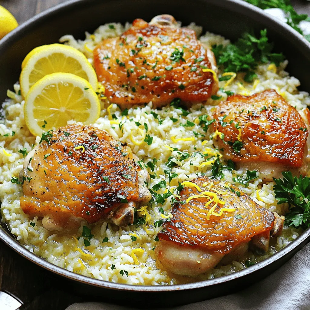 One-Pan Lemon Herb Chicken and Rice Simple Delight
