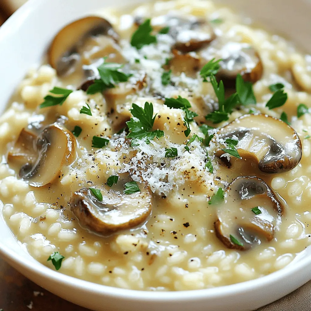 Creamy Mushroom Risotto Simple and Savory Recipe