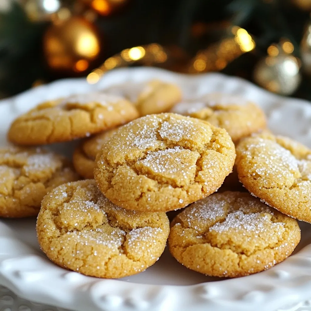 Chewy Gingersnap Cookies Simple and Irresistible Treat