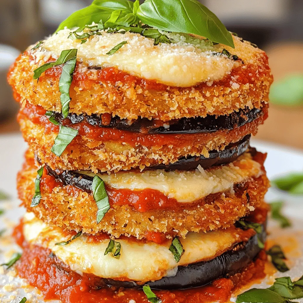 15. Eggplant Parmesan Stacks Flavorful and Satisfying Dish