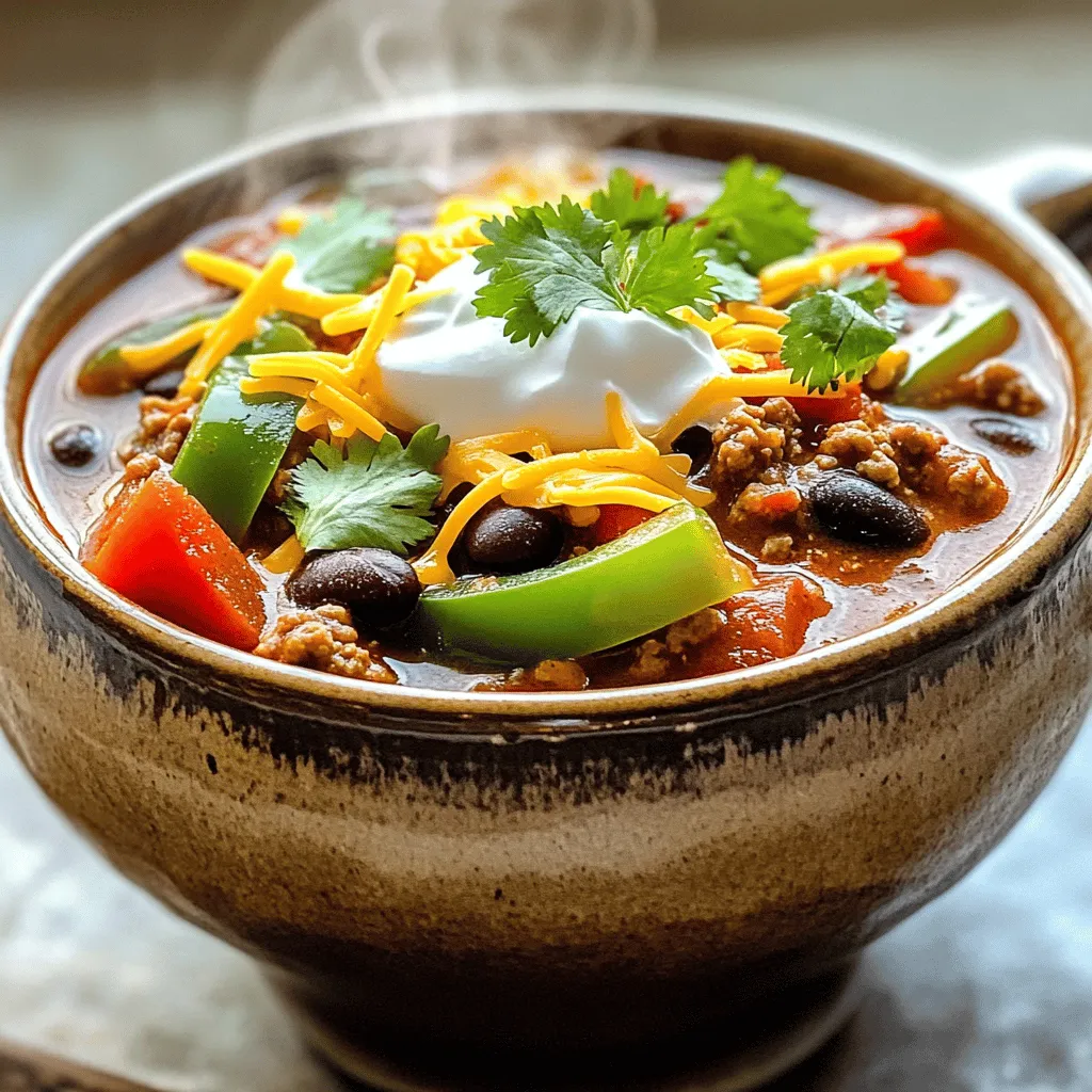 Easy Ground Turkey Chili Hearty and Quick Recipe