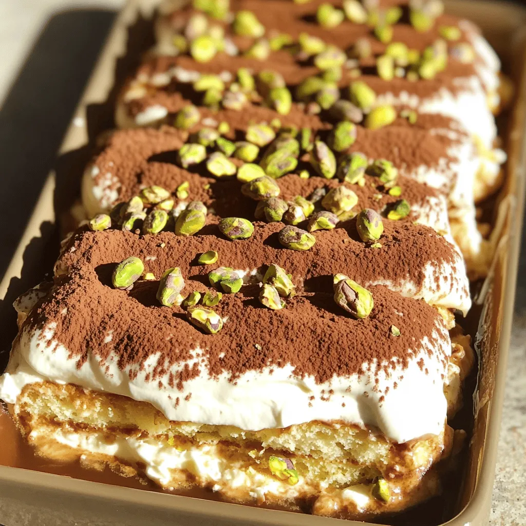 Pistachio Tiramisu Creamy and Irresistible Dessert