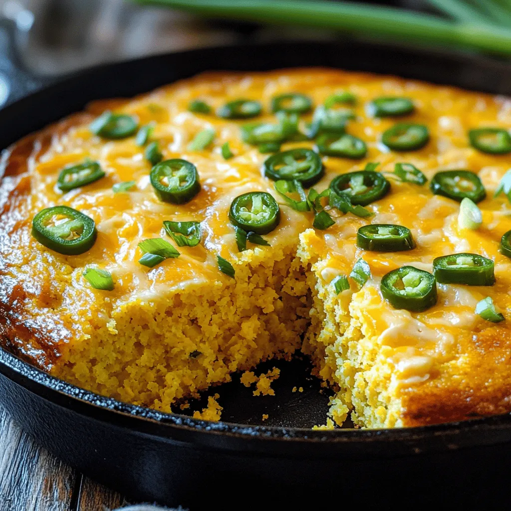 Cheesy Jalapeño Cornbread Savory and Flavorful Treat