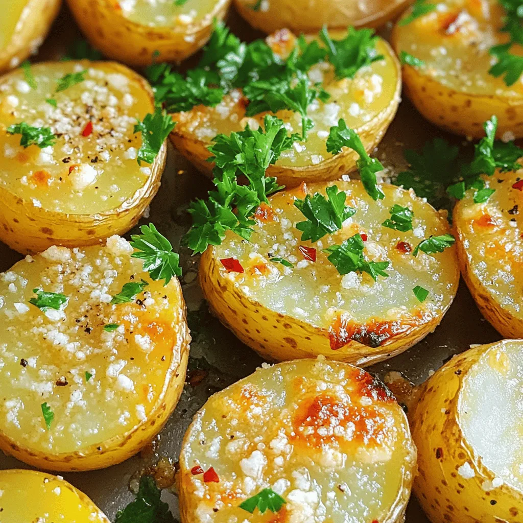 Garlic Parmesan Roasted Potatoes Simple Side Dish
