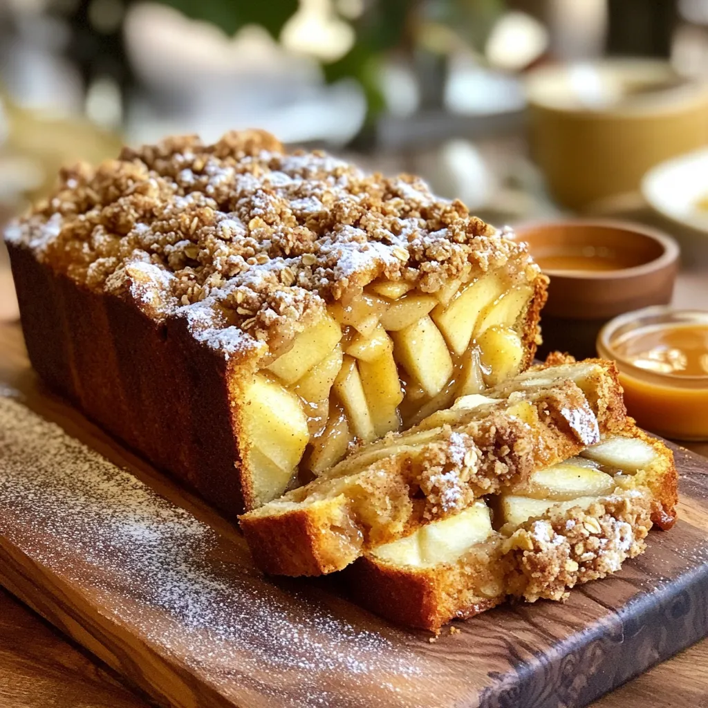 Bakery-Style Apple Streusel Loaf Delightful Recipe