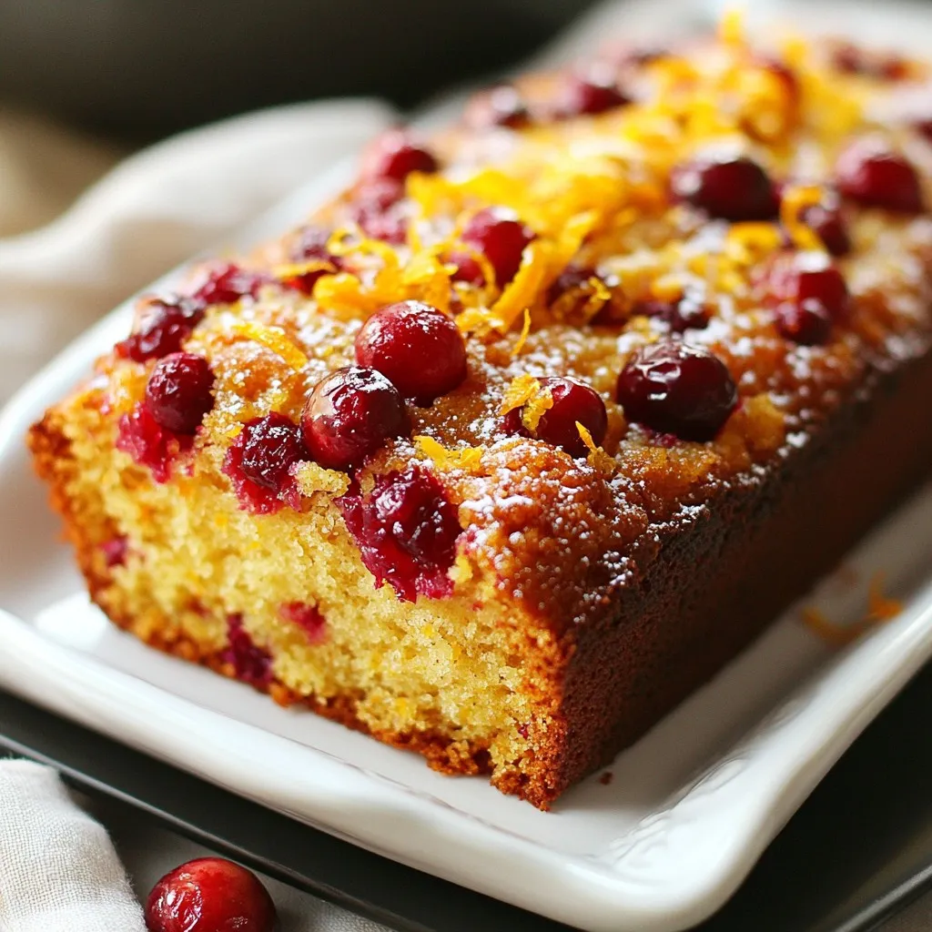 Cranberry Orange Loaf Delightful and Simple Recipe