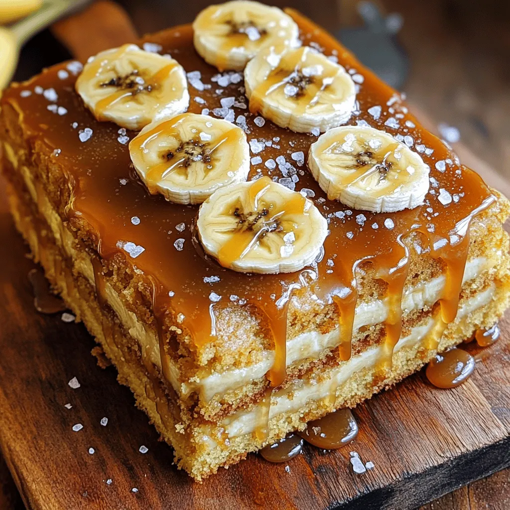 Salted Caramel Banana Cake Delightful and Easy Recipe