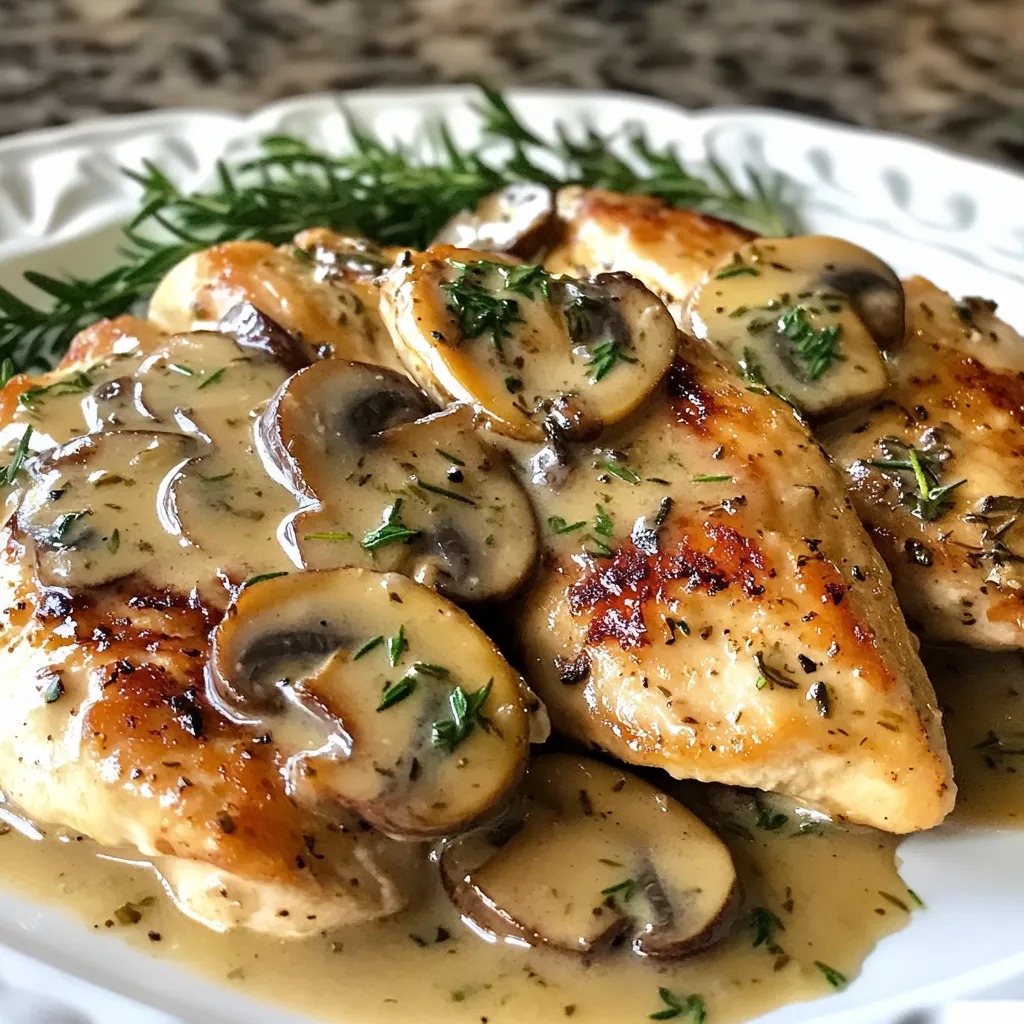 Garlic Herb Mushroom Chicken Savory and Easy Recipe