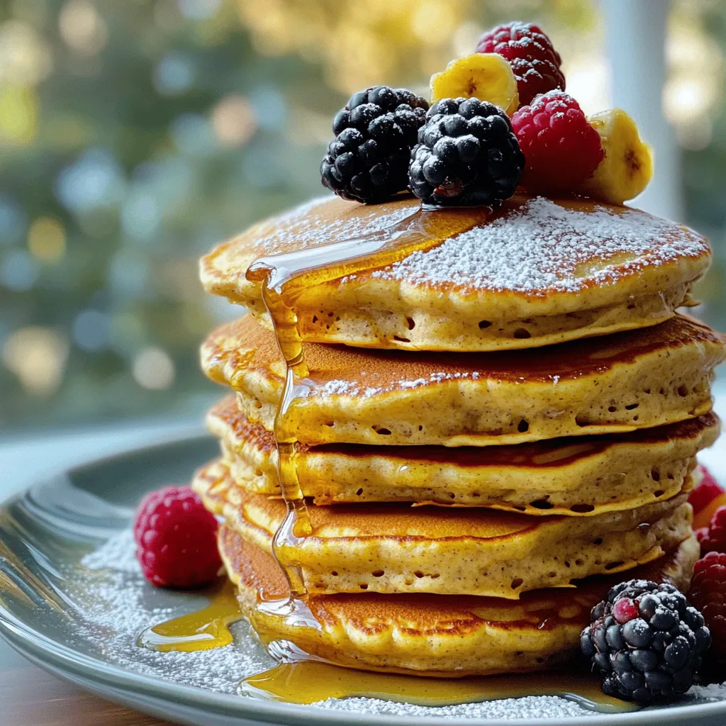 Healthy Banana Oat Pancakes Easy and Quick Recipe