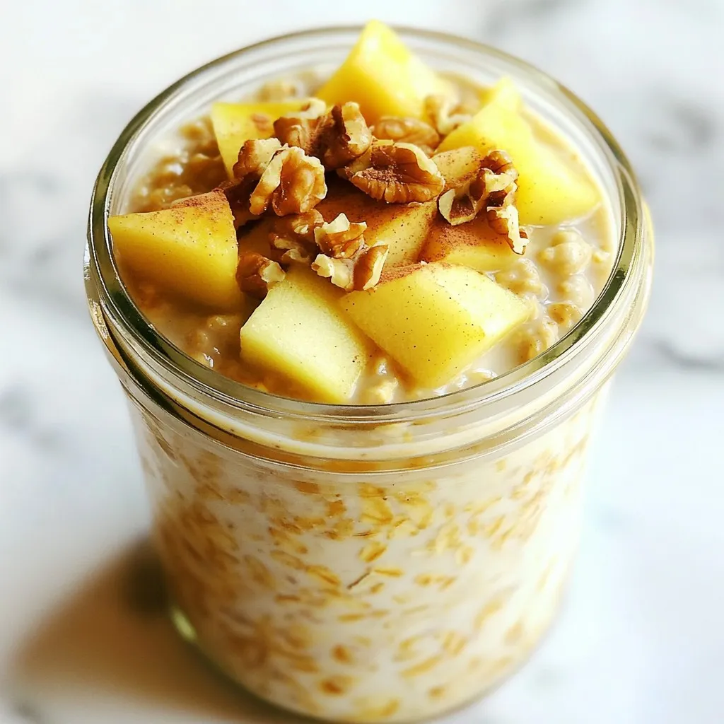 Apple Pie Overnight Oats Delicious and Easy Recipe
