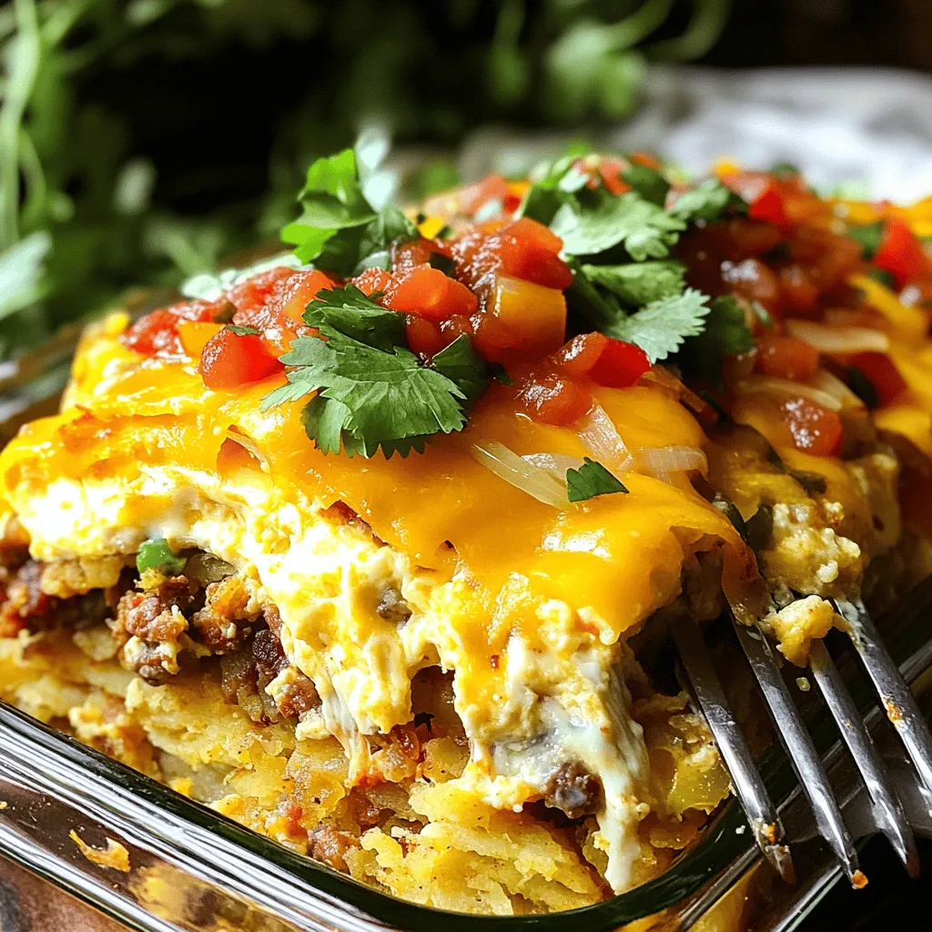 Breakfast Burrito Casserole Quick and Easy Recipe