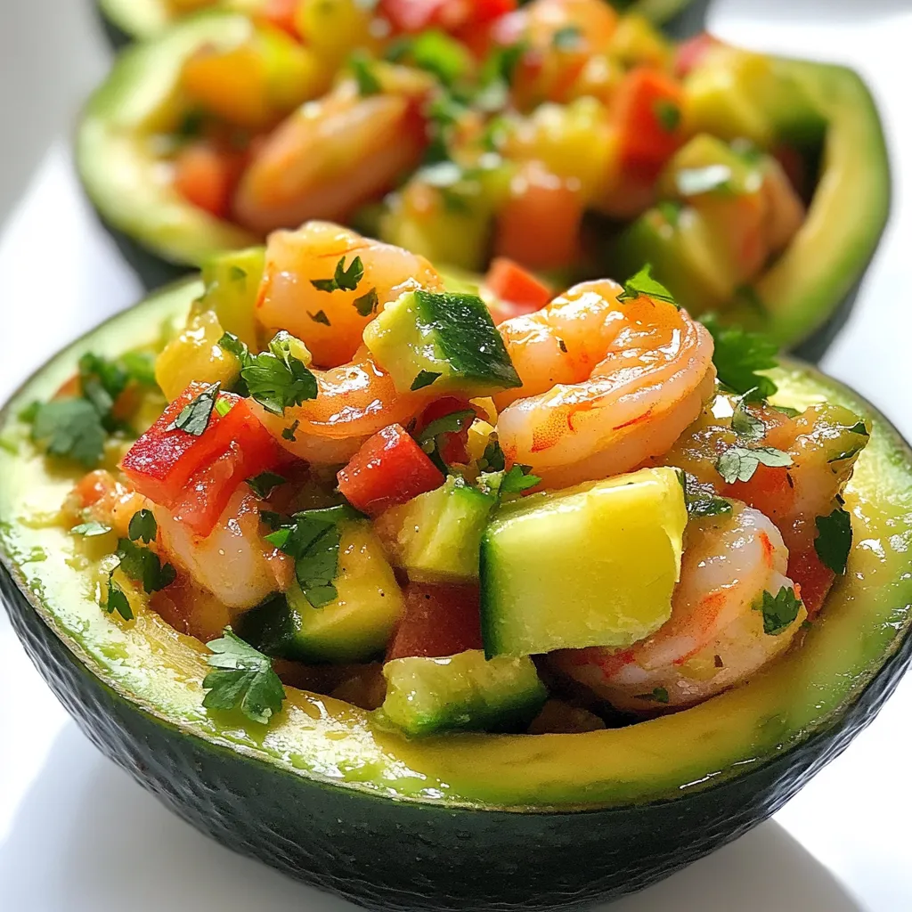 Spicy Shrimp Avocado Salad Fresh and Flavorful Meal