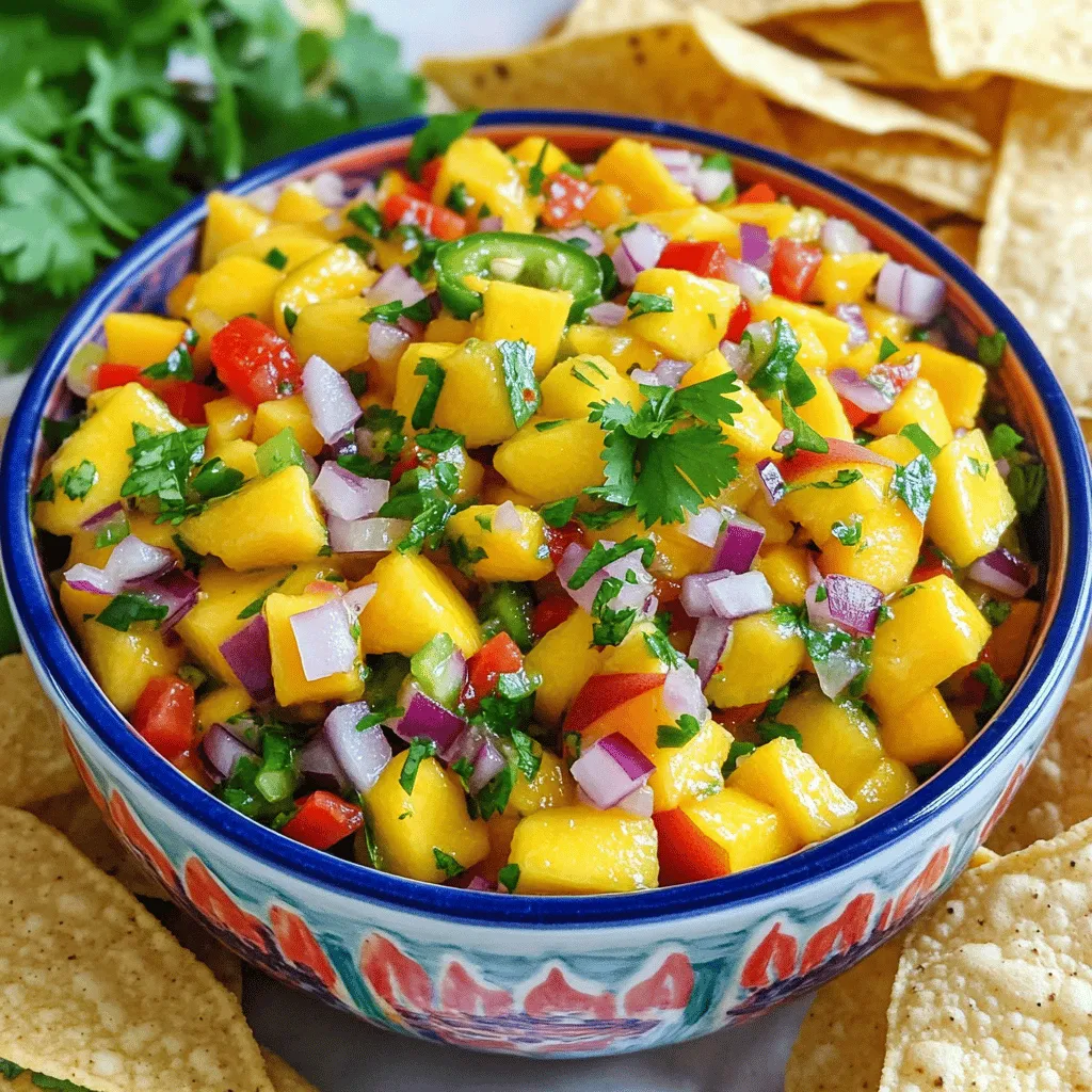 Fresh Mango Peach Salsa Flavorful Summer Delight