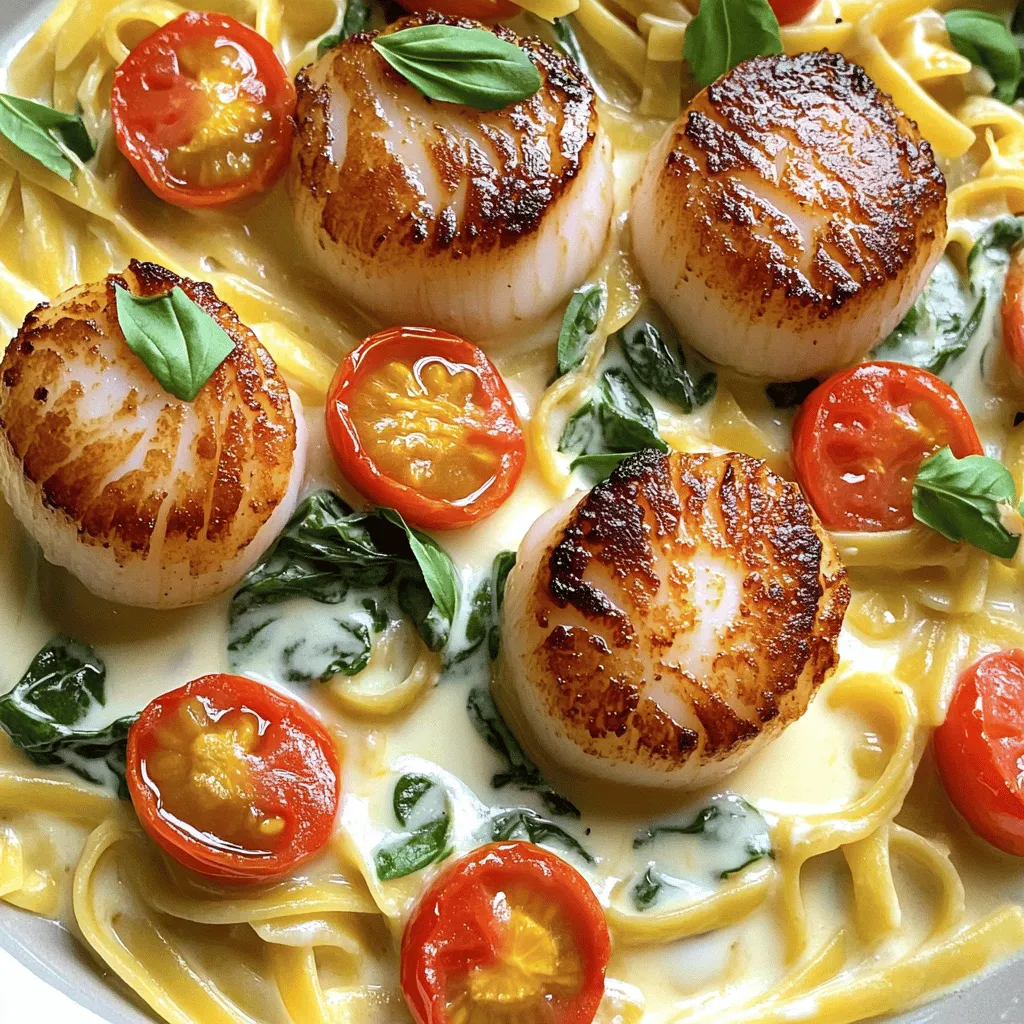 Creamy Tuscan Scallops Flavorful and Simple Dish