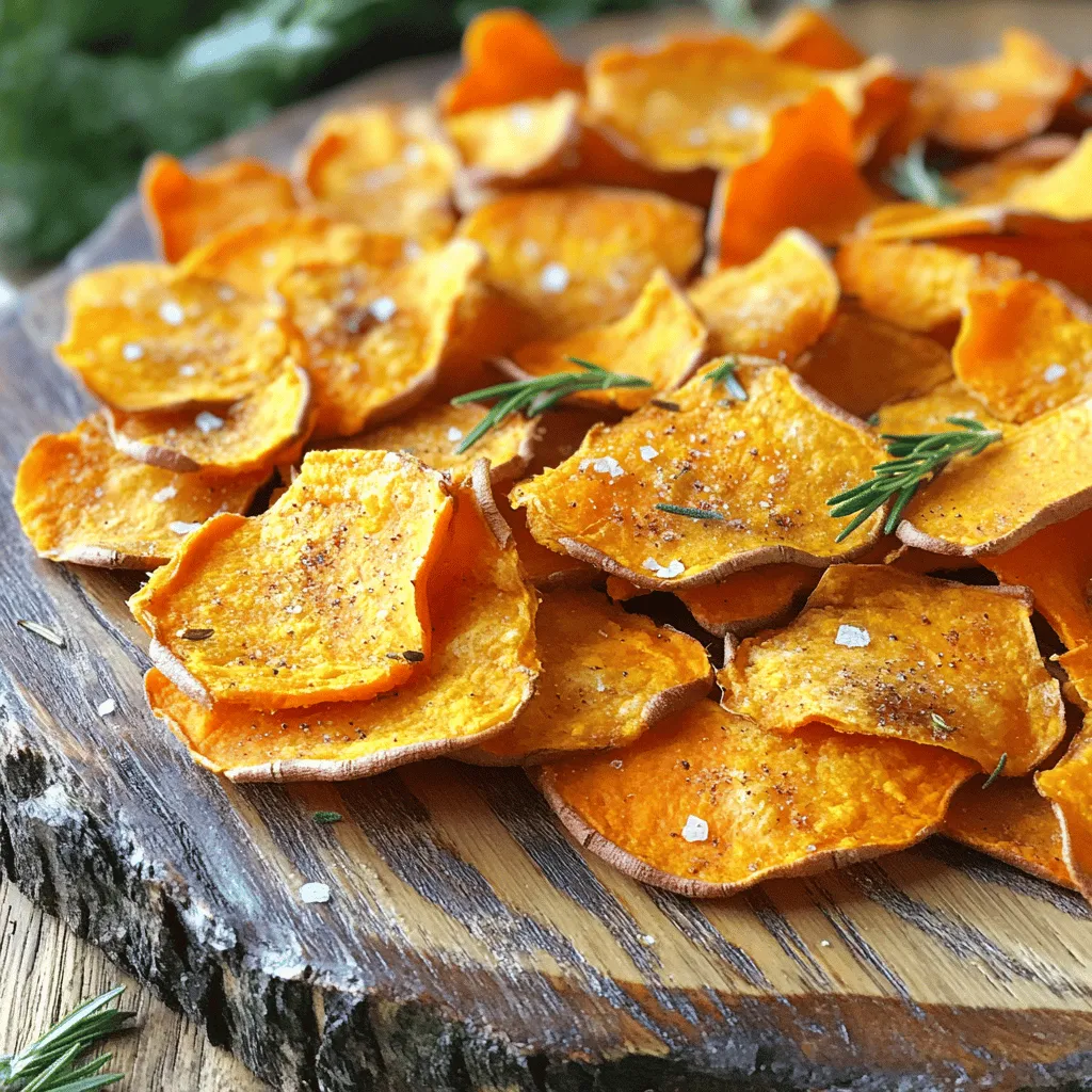 Baked Sweet Potato Chips Crunchy and Healthy Snack