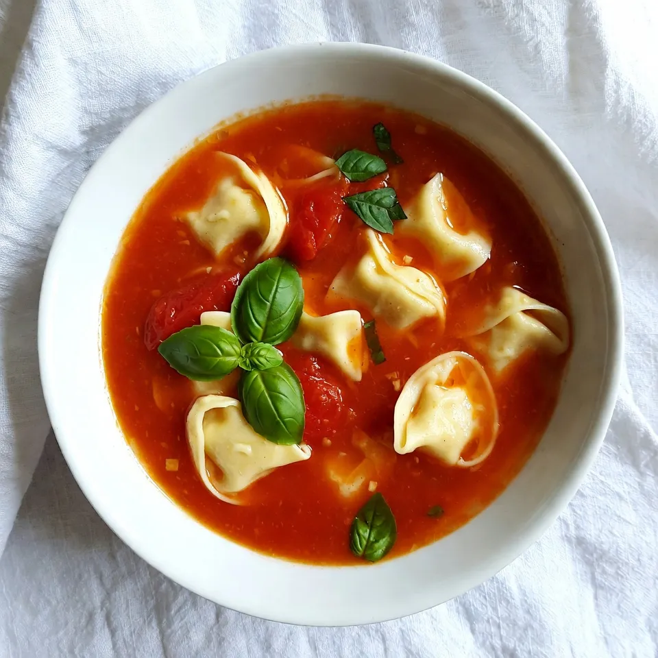 Creamy Tomato Tortellini Soup Simple and Hearty Meal