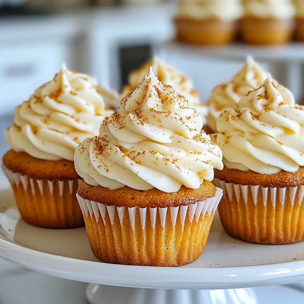 Pumpkin Spice Latte Cupcakes Delightful Fall Treat