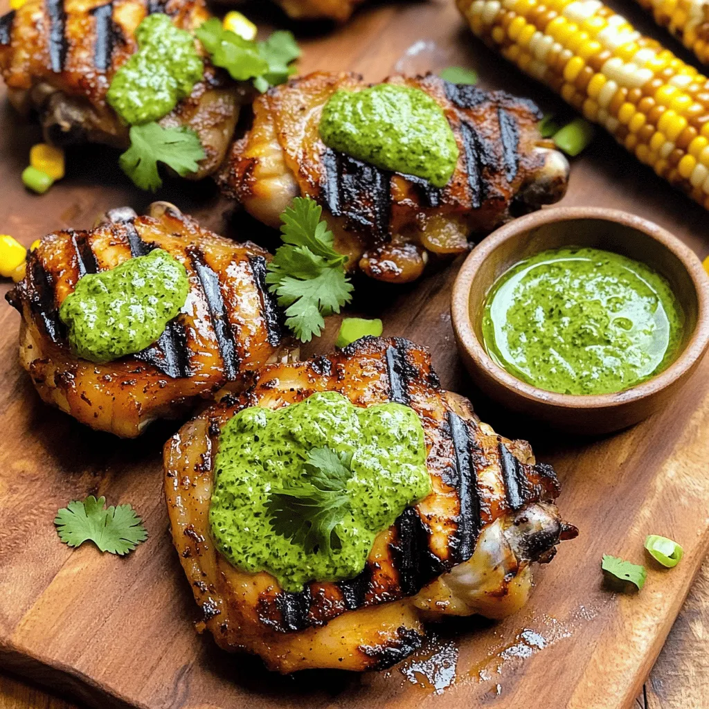 Peruvian Grilled Chicken with Green Sauce Delight