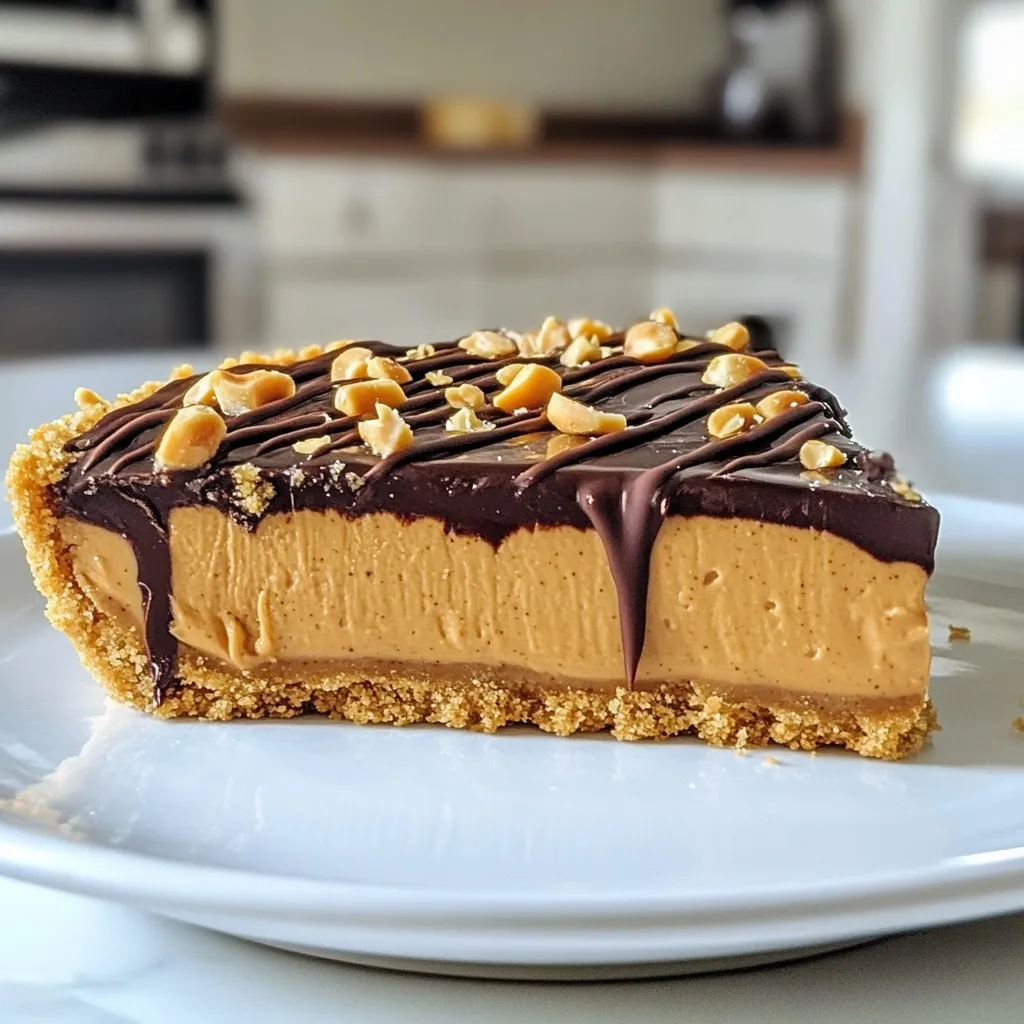 Vegan Peanut Butter Cup Pie Simple and Delicious Treat