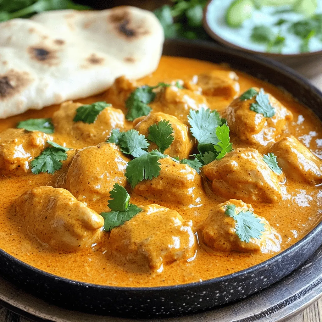 16. Indian Butter Chicken Flavorful and Creamy Delight