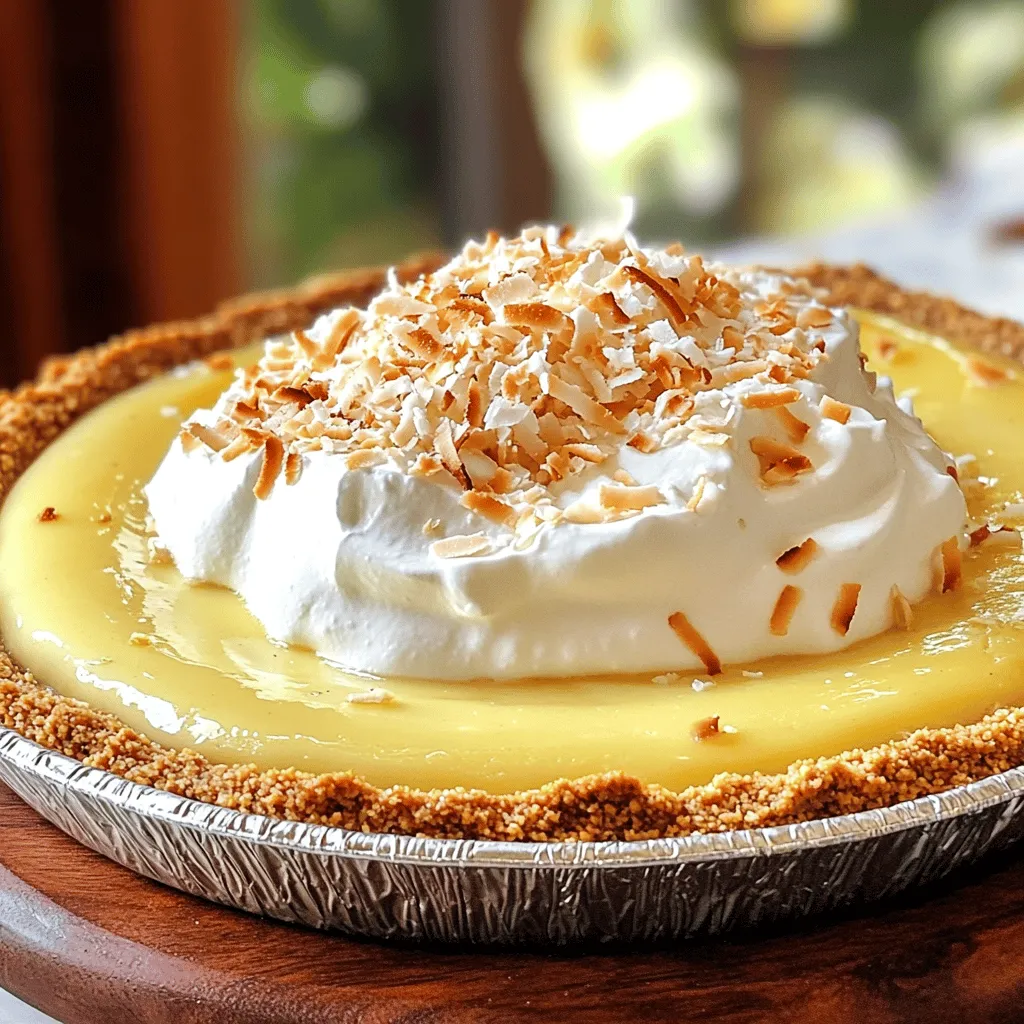 Coconut Cream Pie Delight Simple and Tasty Recipe