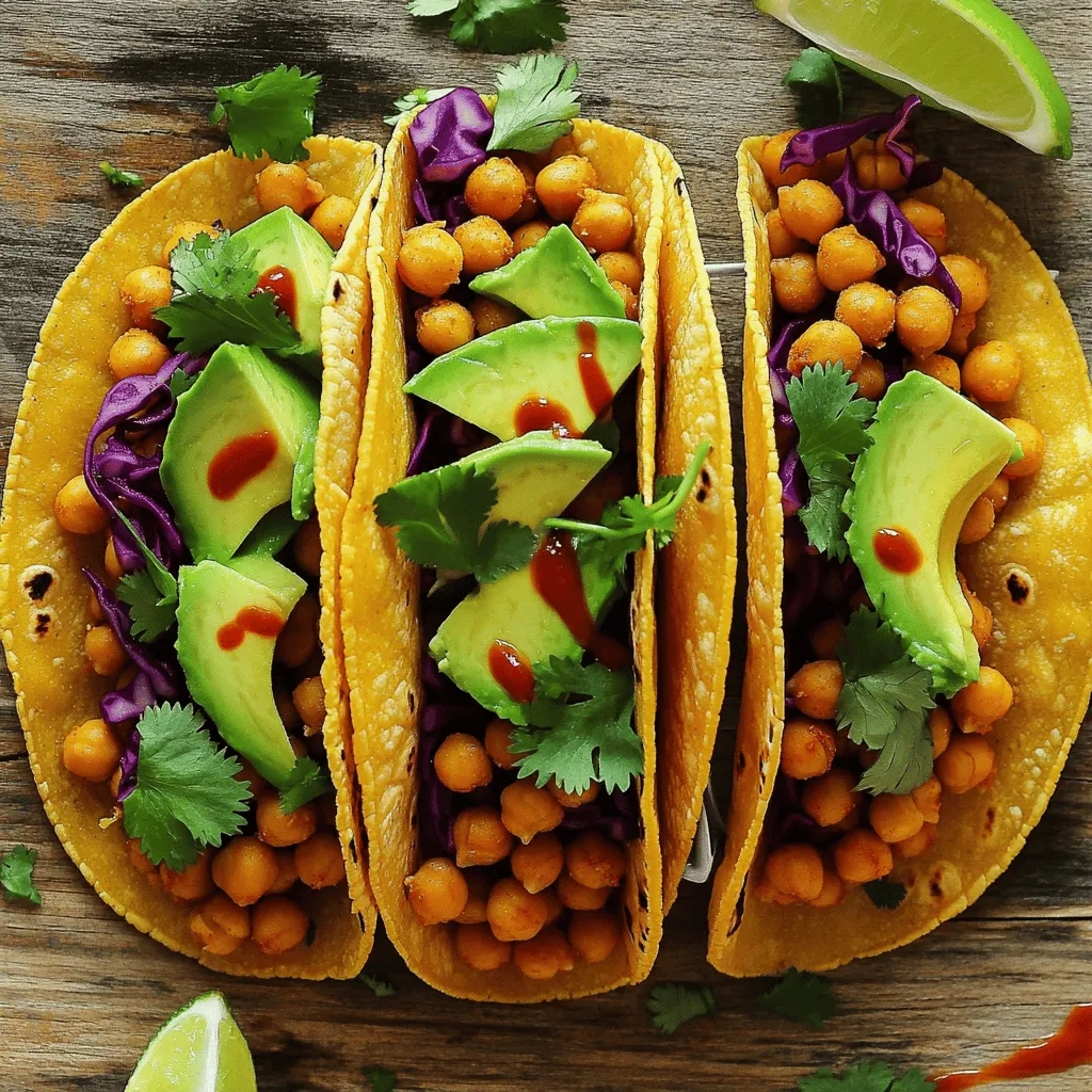 Spicy Chickpea Tacos Flavorful and Nutritious Meal