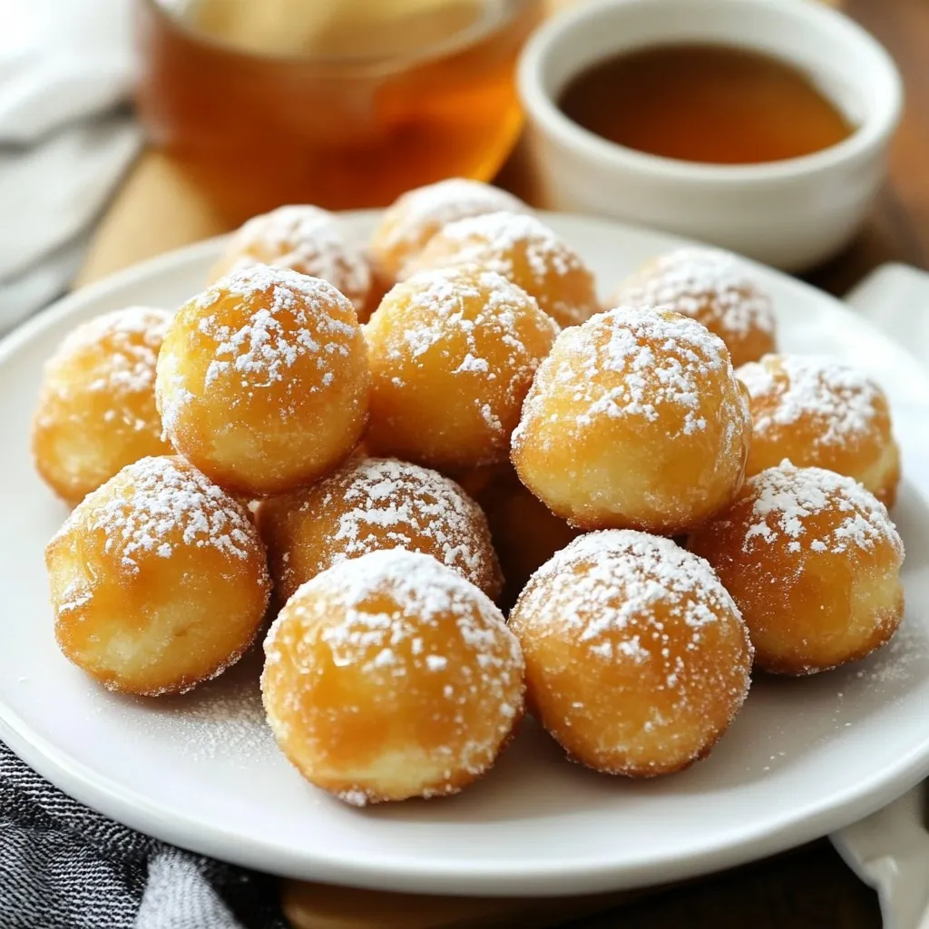 Maple Glazed Donut Holes Tasty and Simple Recipe