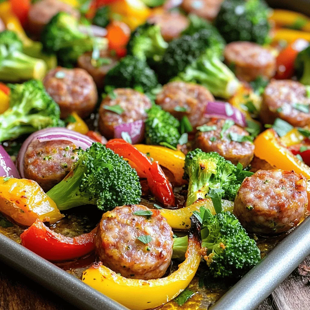 Sausage and Veggie Sheet Pan Dinner Simple and Tasty