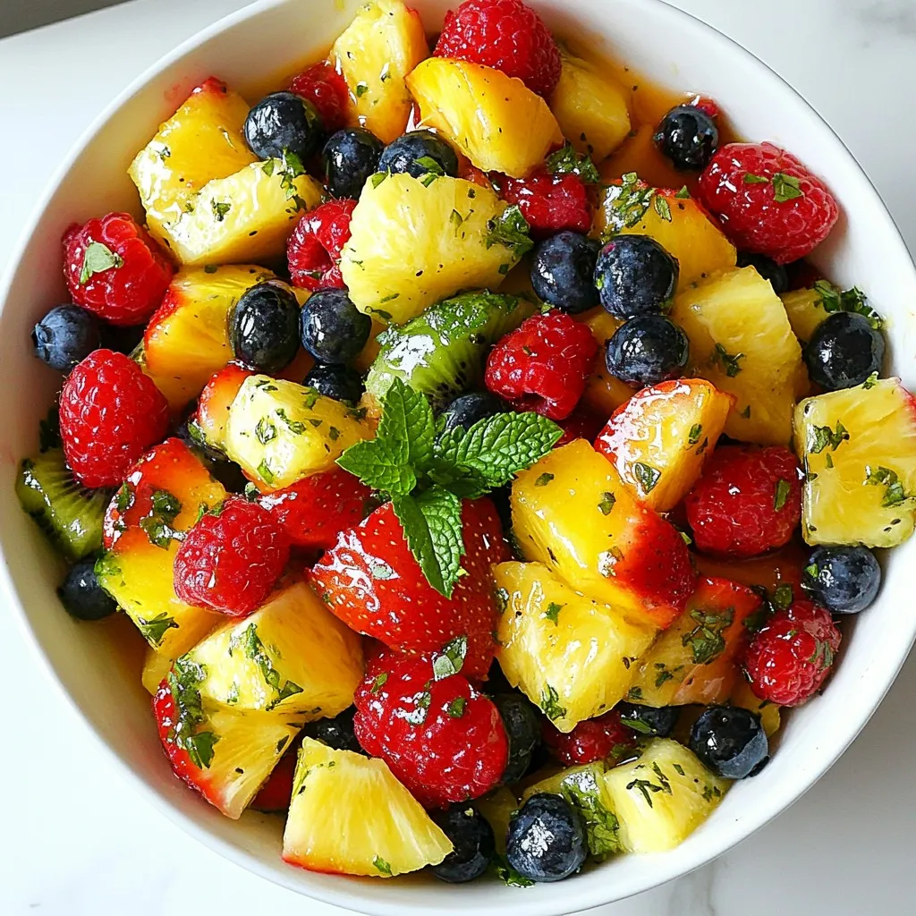 Honey Lime Fruit Salad Refreshing and Simple Delight