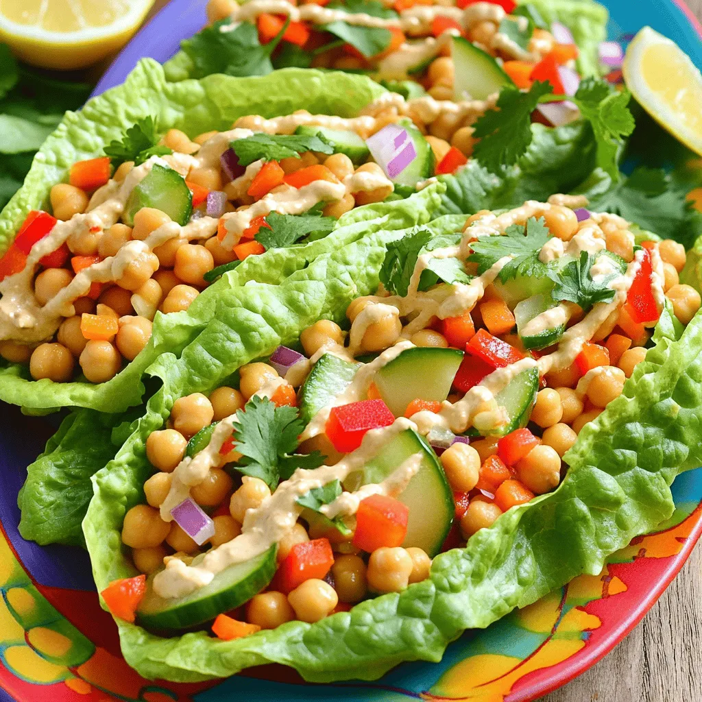 Easy Chickpea Salad Wraps Delightful and Healthy Meal