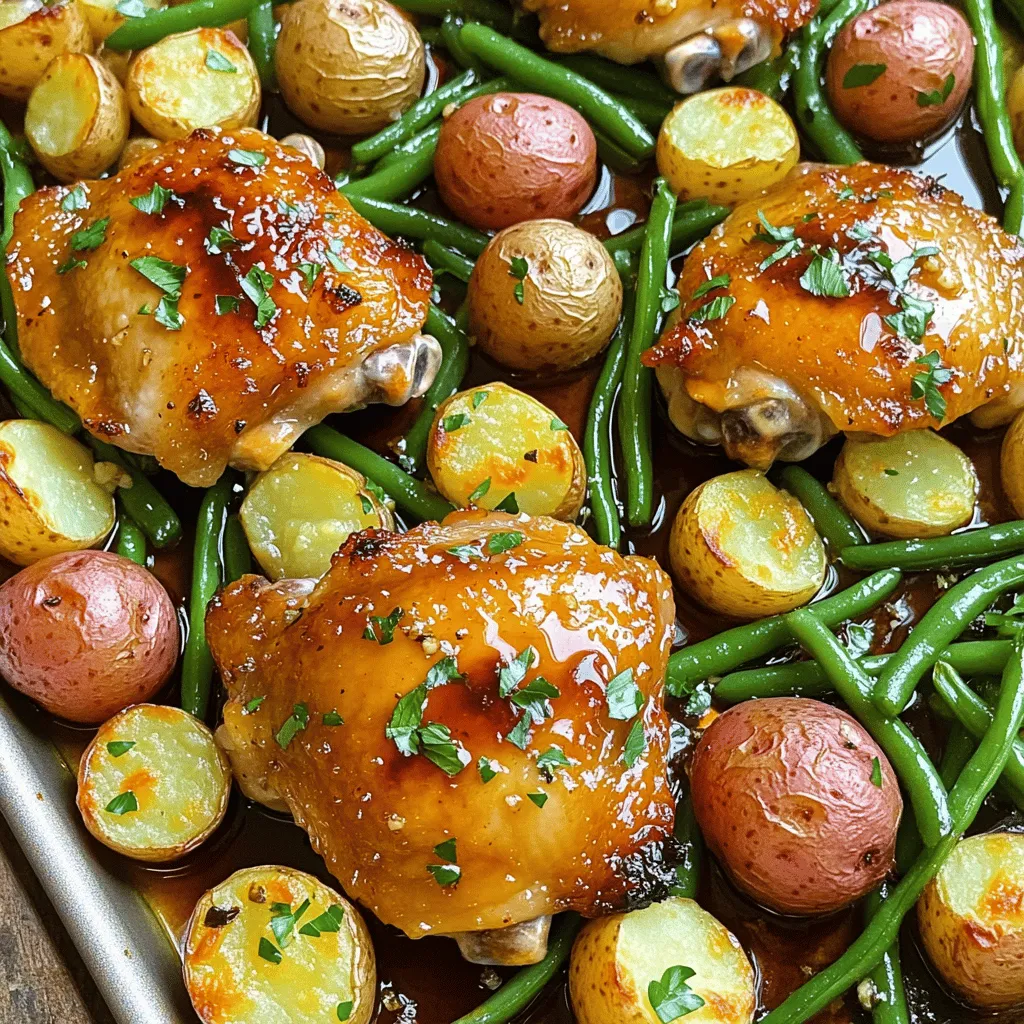 Sheet-Pan Maple Garlic Roasted Chicken Thighs Delight