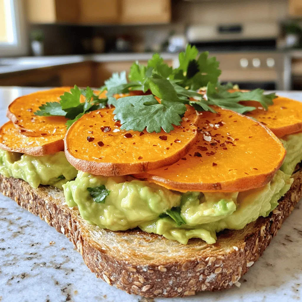 Sweet Potato Avocado Toast Delicious and Simple Recipe