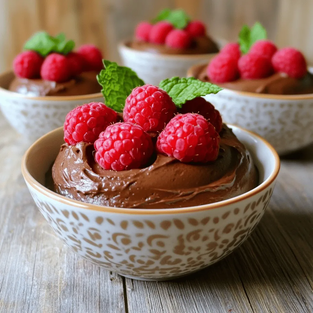 Chocolate Avocado Mousse Rich and Decadent Delight