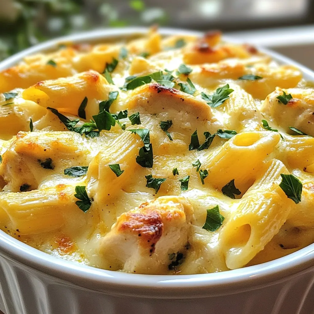 Cajun Chicken Alfredo Bake Rich and Creamy Comfort