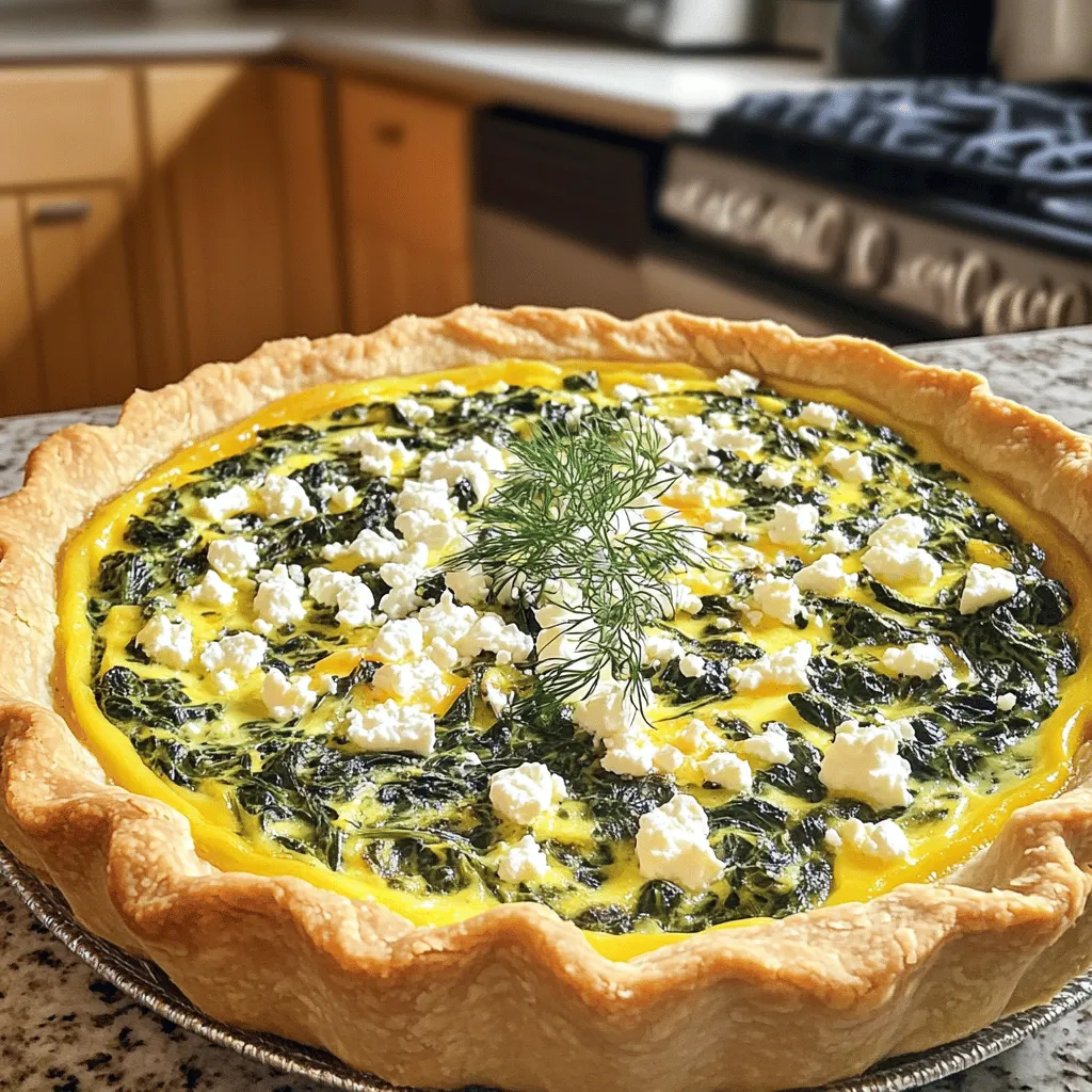 Spinach and Feta Quiche Delightful and Simple Recipe