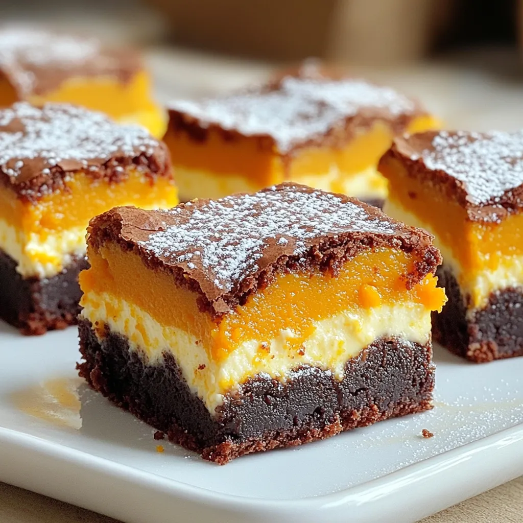 Pumpkin Cheesecake Brownie Bites Delightful Dessert