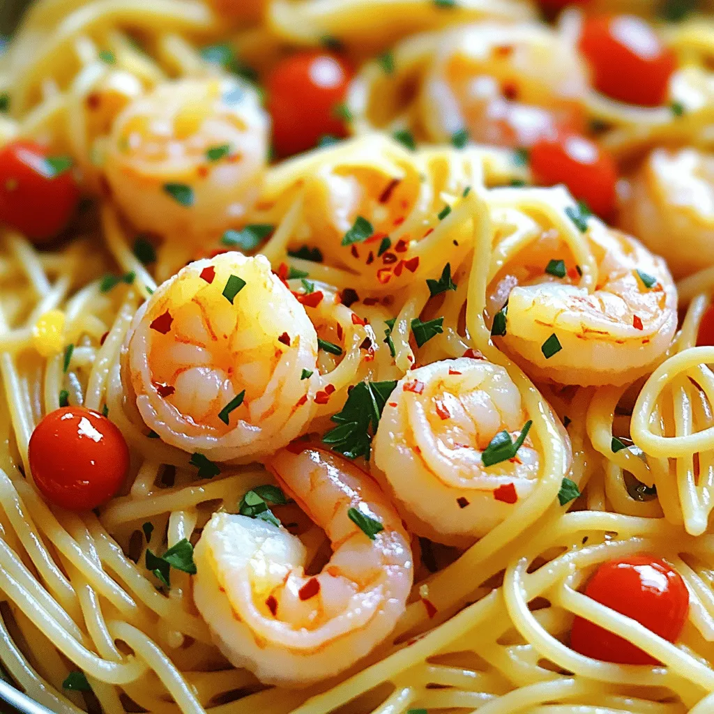 Lemon Garlic Shrimp Pasta Tasty and Quick Meal