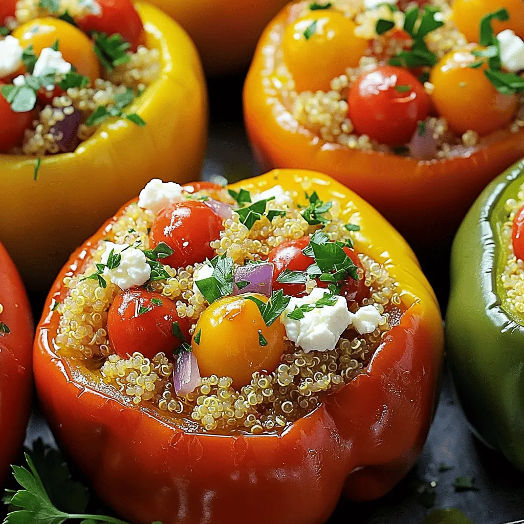 Mediterranean Stuffed Peppers Flavorful and Easy Dish