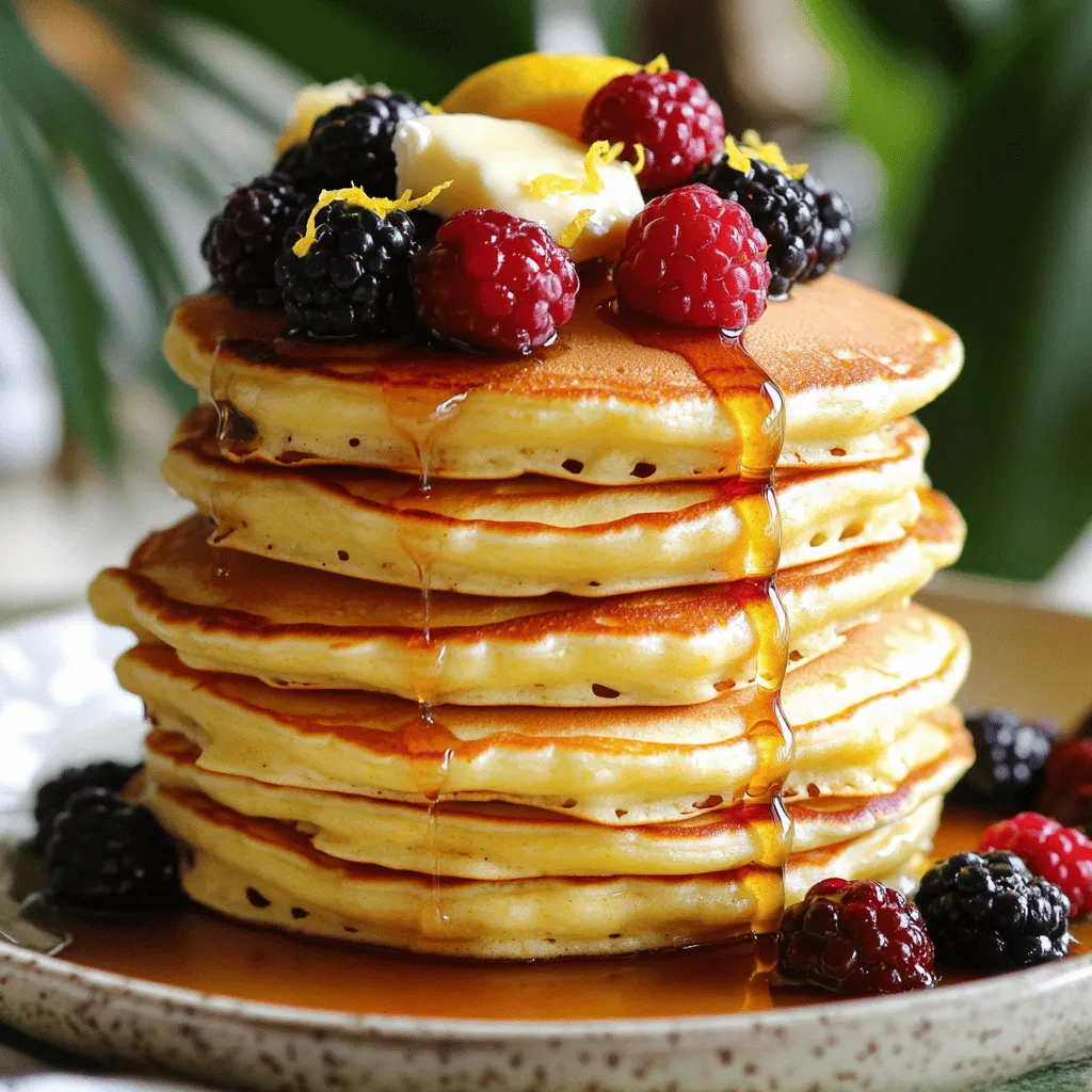 Lemon Ricotta Pancakes Fluffy and Easy to Make