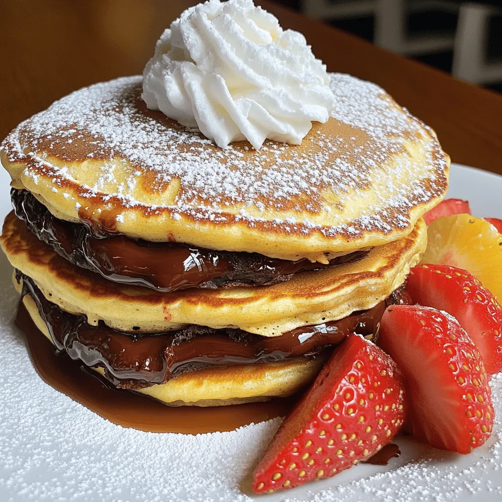 Nutella Stuffed Pancakes Irresistible Breakfast Delight